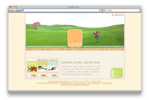 Sitio web Almibar - home