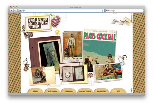 Sitio web ilustrador Lord Gaita - home